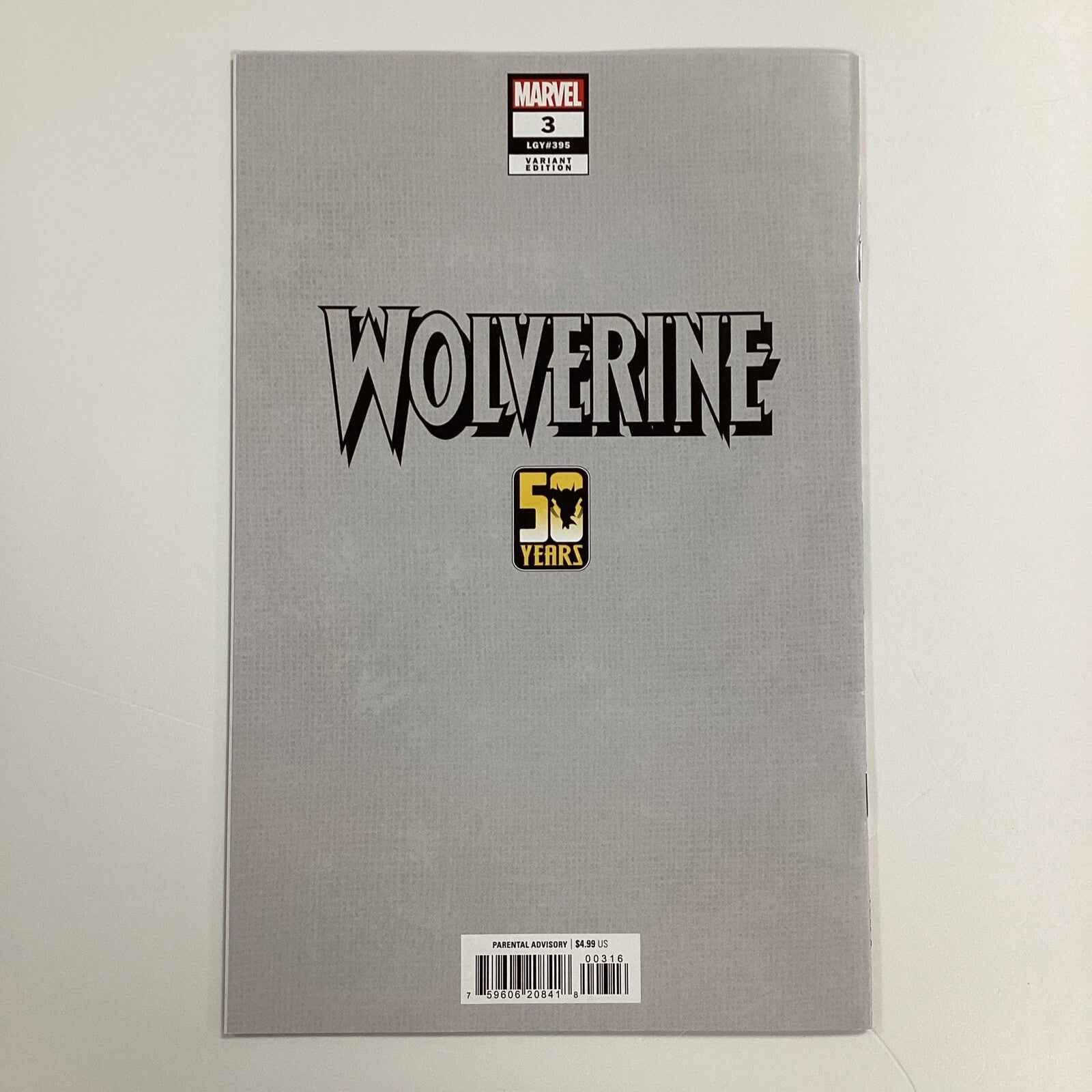Wolverine #3 NM 2025 1:50 Lobos Virgin Variant4