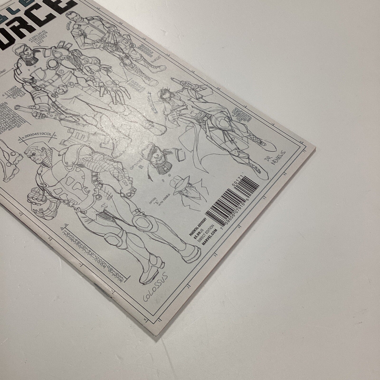 Cable And X-force #1 2013 NM 1:50 Larroca Design Variant4