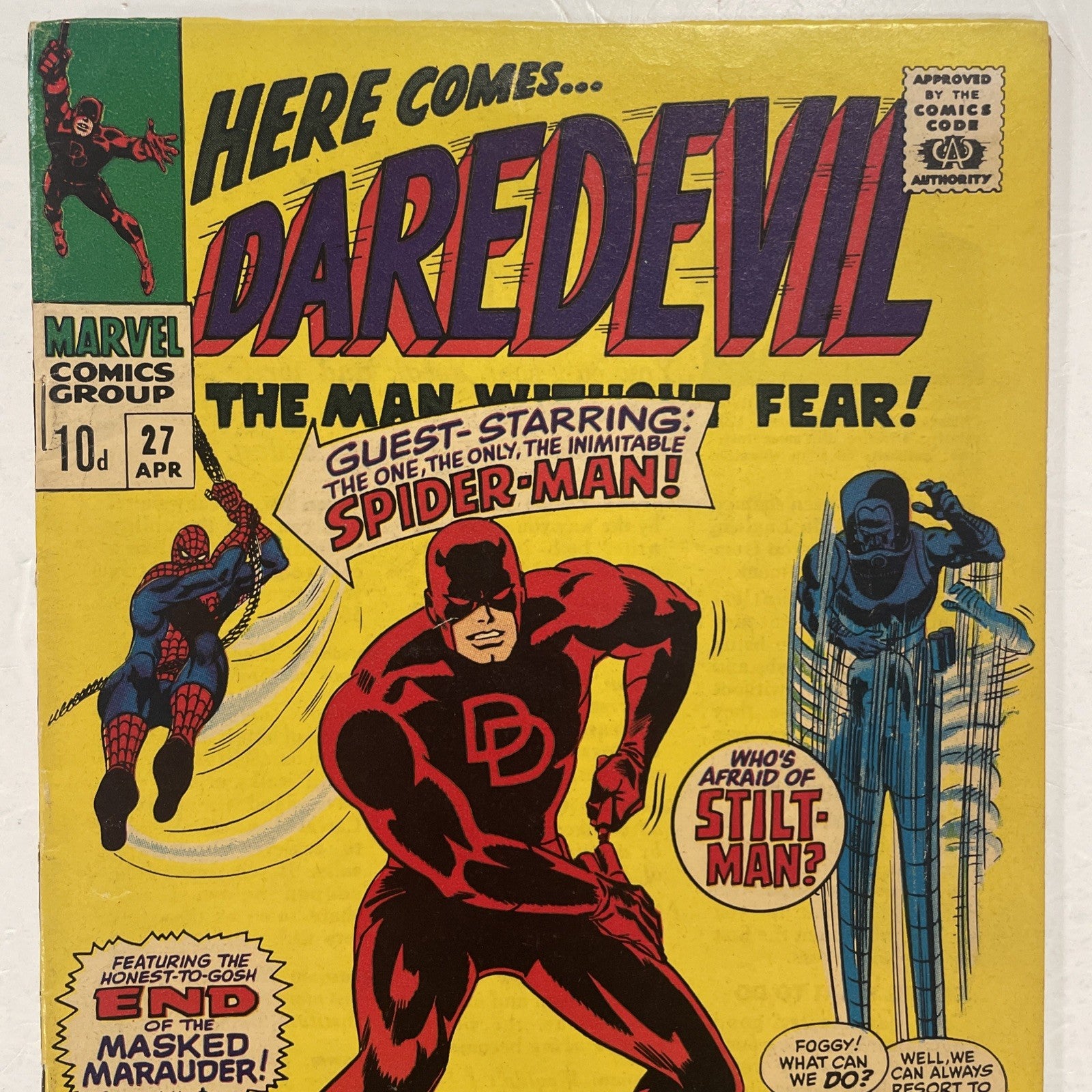 Daredevil #27 1967 FN/VF Pence Copy1