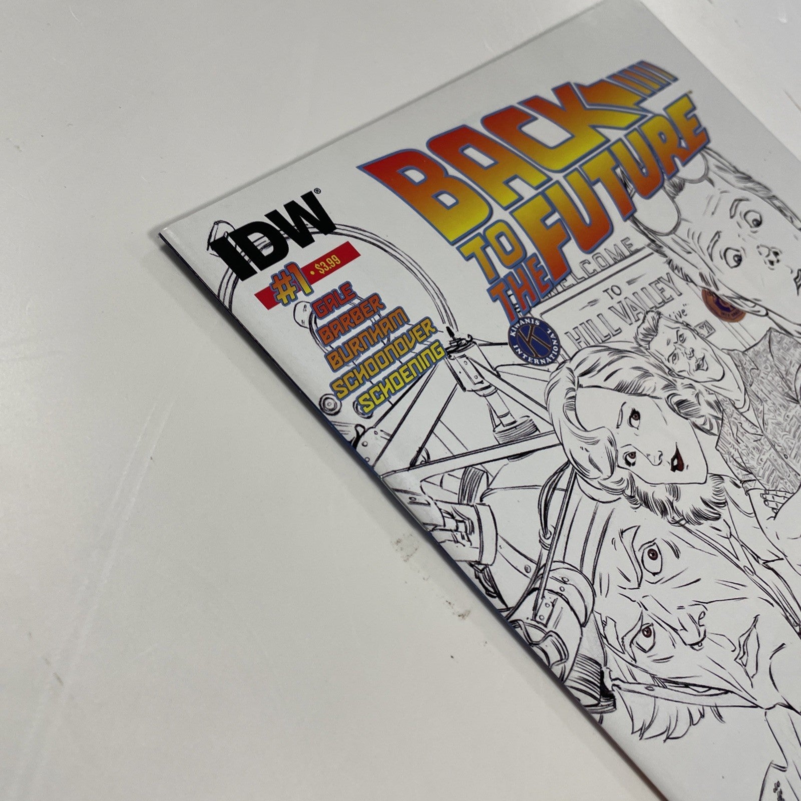 Back to the Future #1 2015 NM- 3rd Print Diamond Sketch Variant5