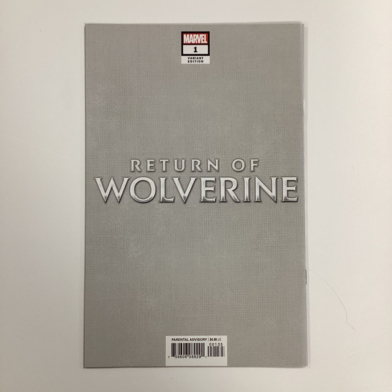 Return Of Wolverine #1 2018 NM Mcniven 1:300 Brown Costume Virgin Variant (2)4