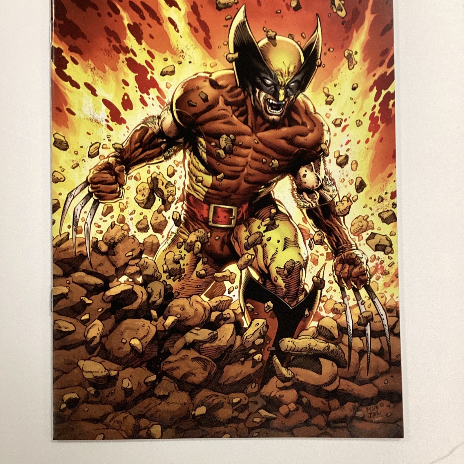 Return Of Wolverine #1 2018 NM Mcniven 1:300 Brown Costume Virgin Variant2