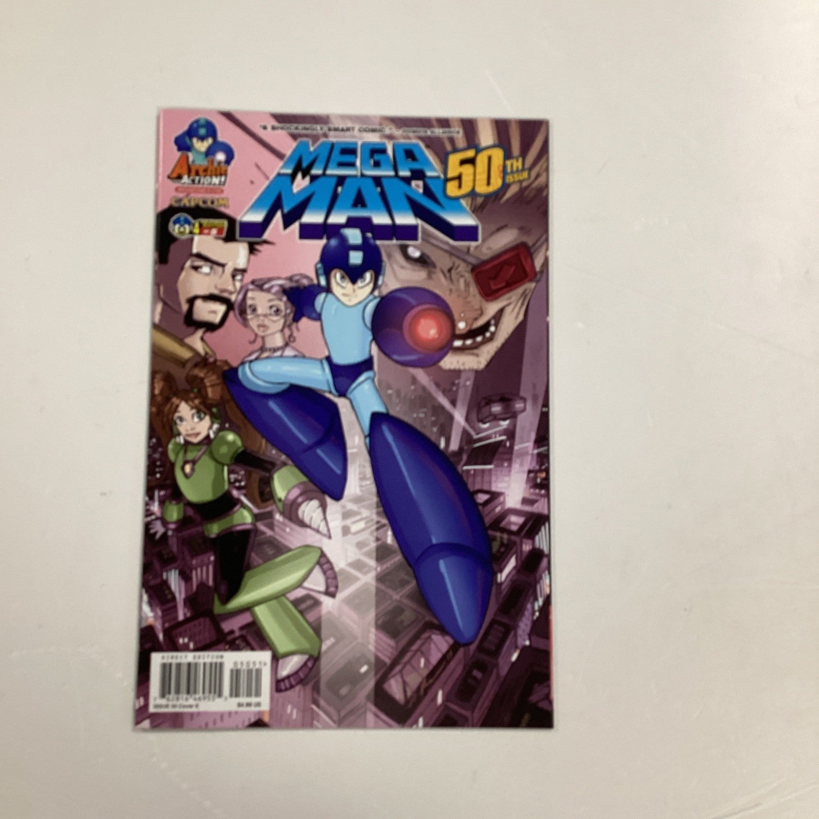 Mega Man #50 2015 NM Patrick Thomas Parnell Cover E Variant Archie Comics0