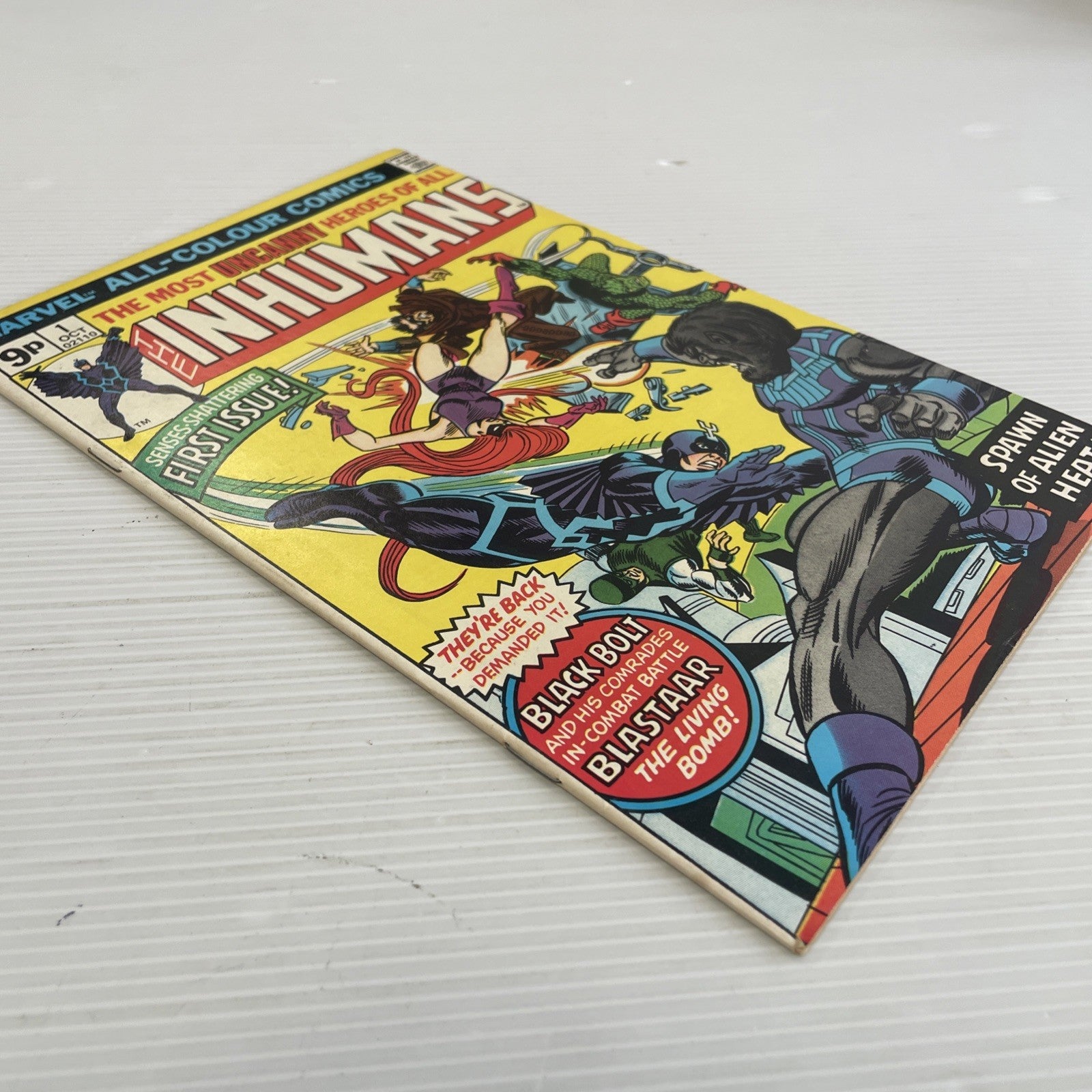 Inhumans #1 1975 FN Pence Copy3