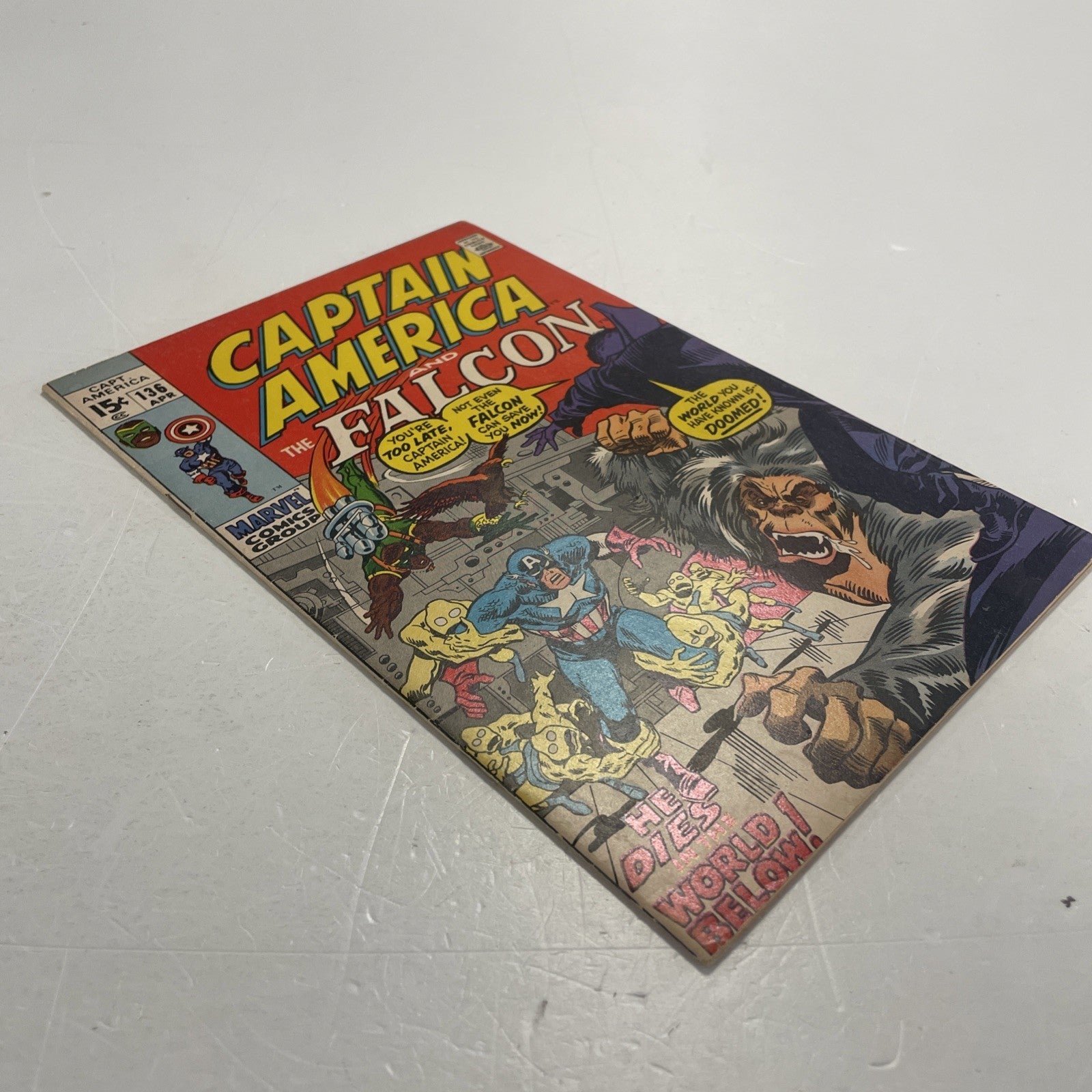 Captain America #136 1971 FN3