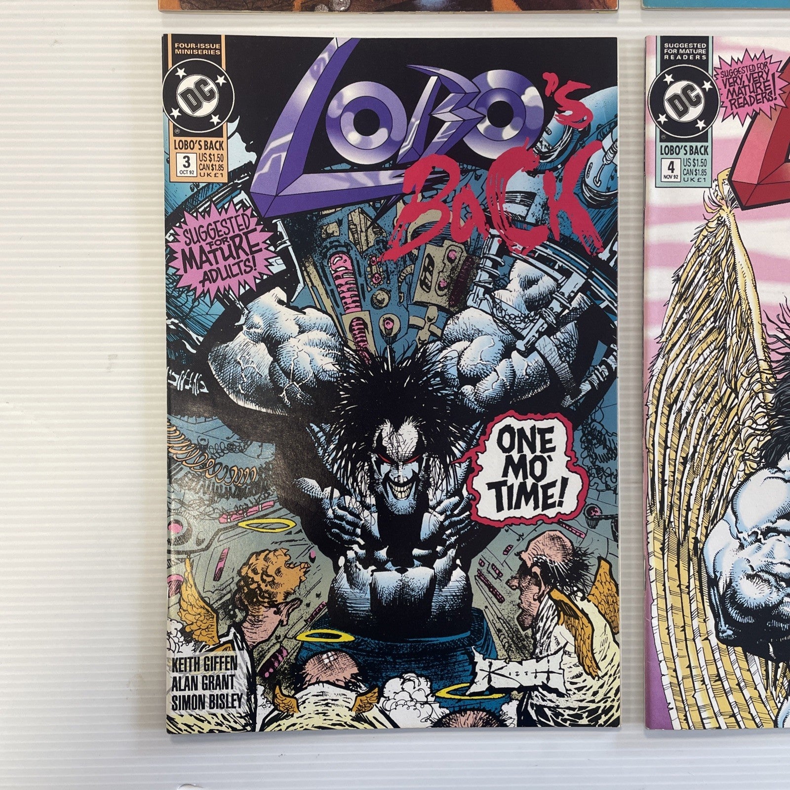 Lobo's Back #1-4 1992 Avg VF Complete Set3
