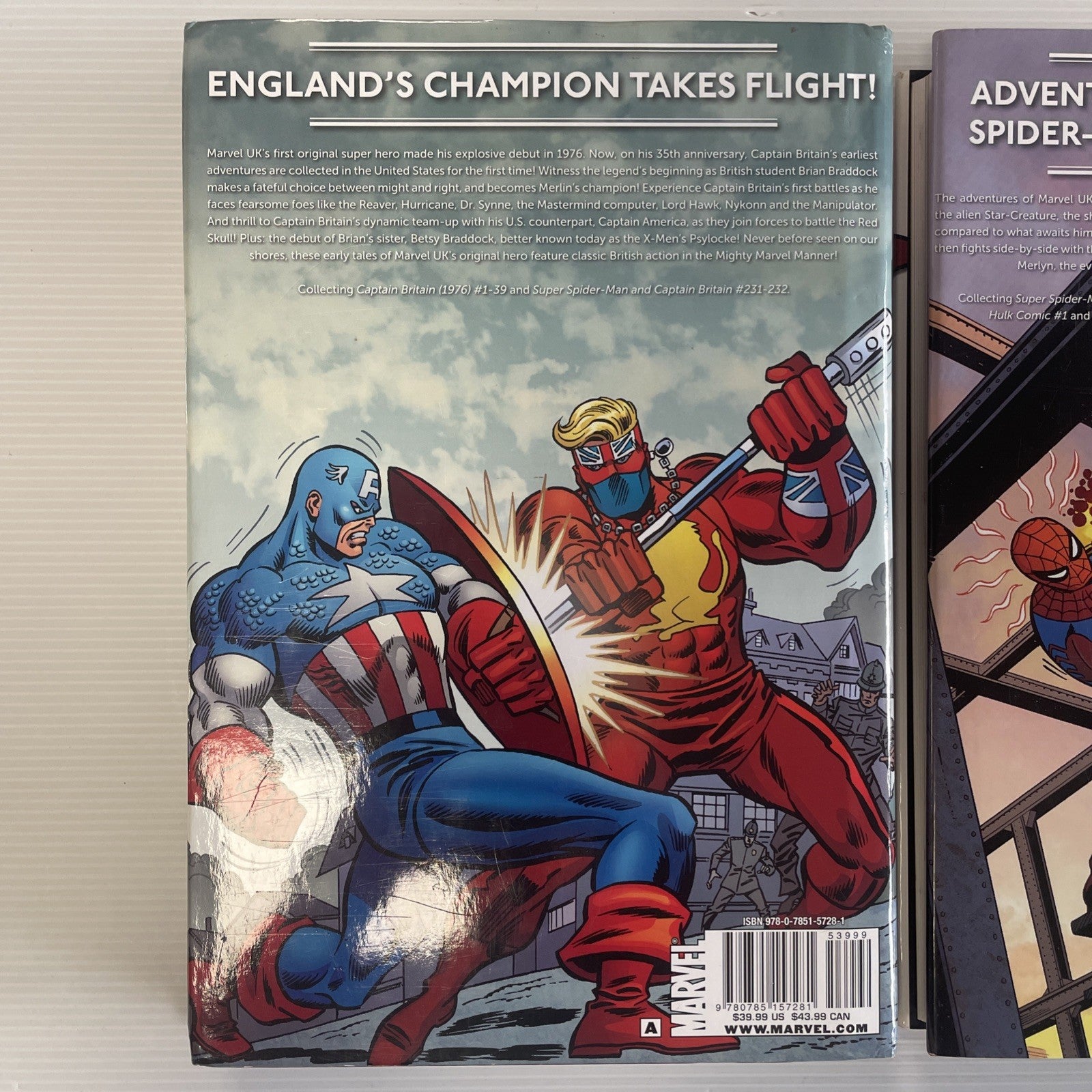 Captain Britain Vols 1 & 2 Set Birth Of A Legend, Siege of Camelot HC Graphic No9