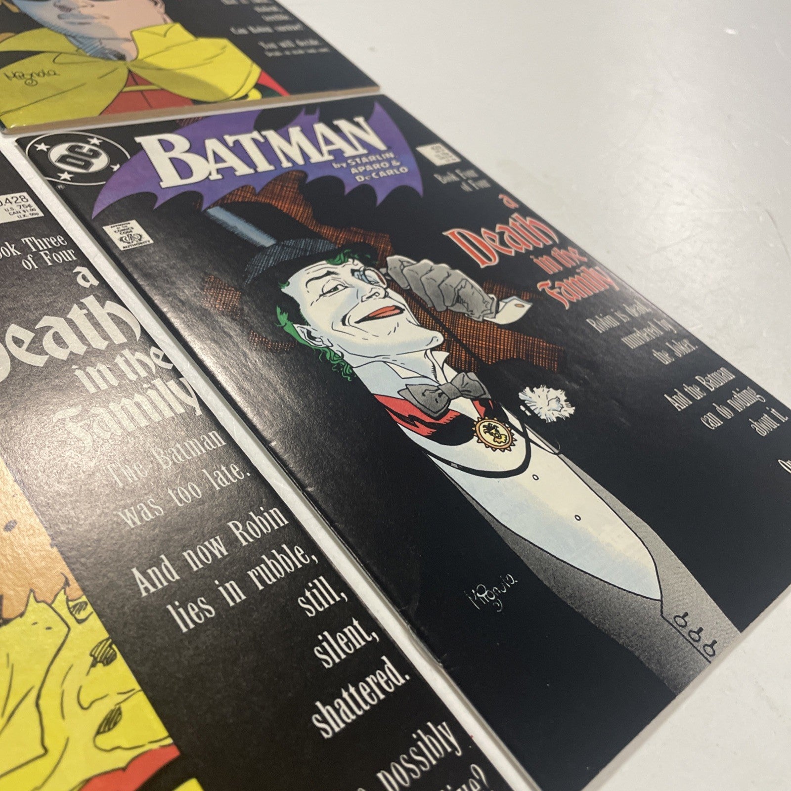 Batman #426-429 1988 A Death in the Family 1-4 High Grade Complete Set9