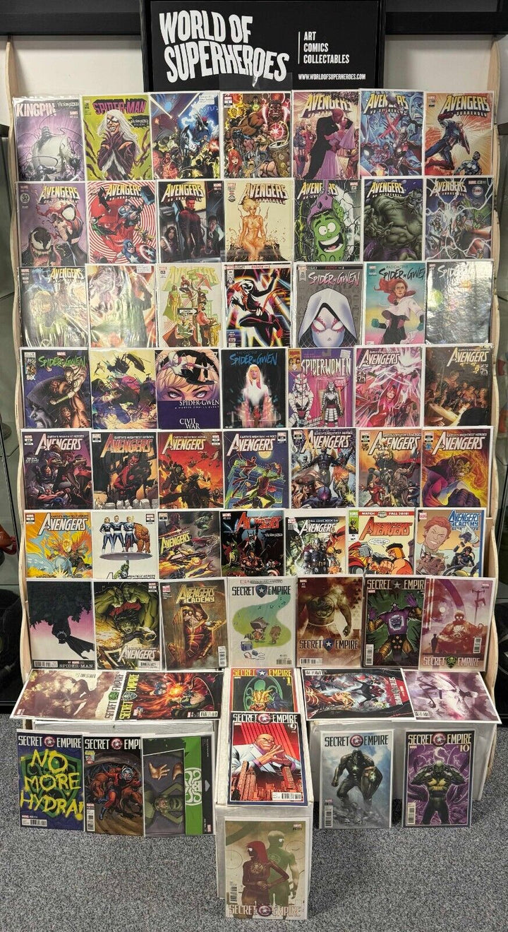 Marvel Comic Variant Collection of 60 books all high grade Box 1