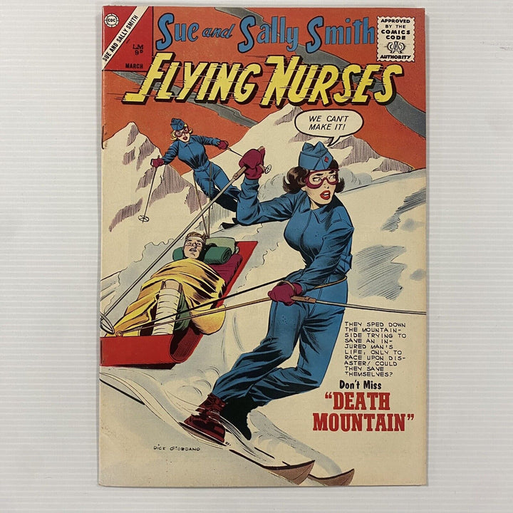 Sue and Sally Smith Flying Nurses 1962 #50 VG+ Pence copy **Rusted staples**