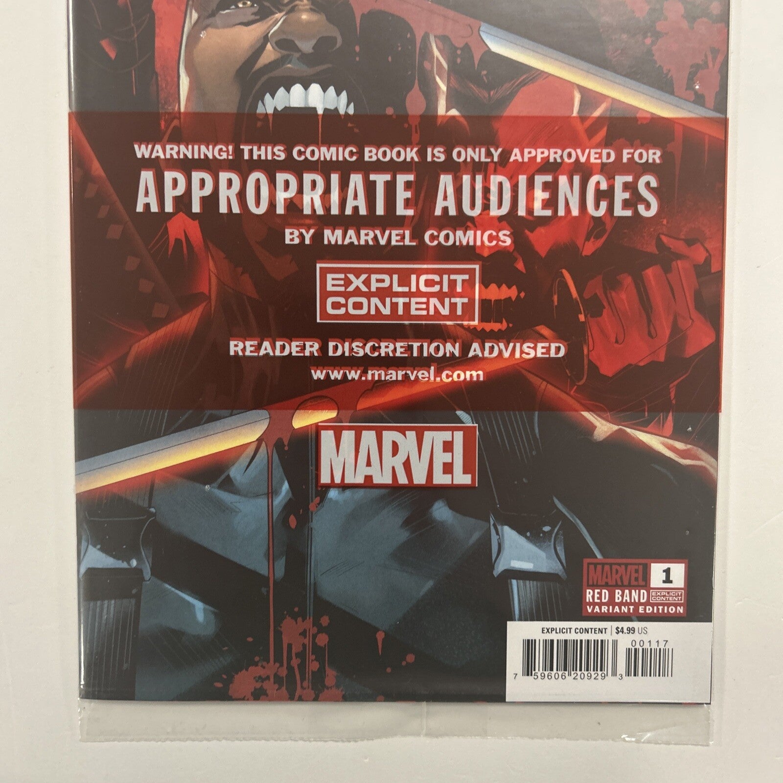 Blade #1 2024 NM Red Band Edwin Galmon 1:25 Variant Polybagged2