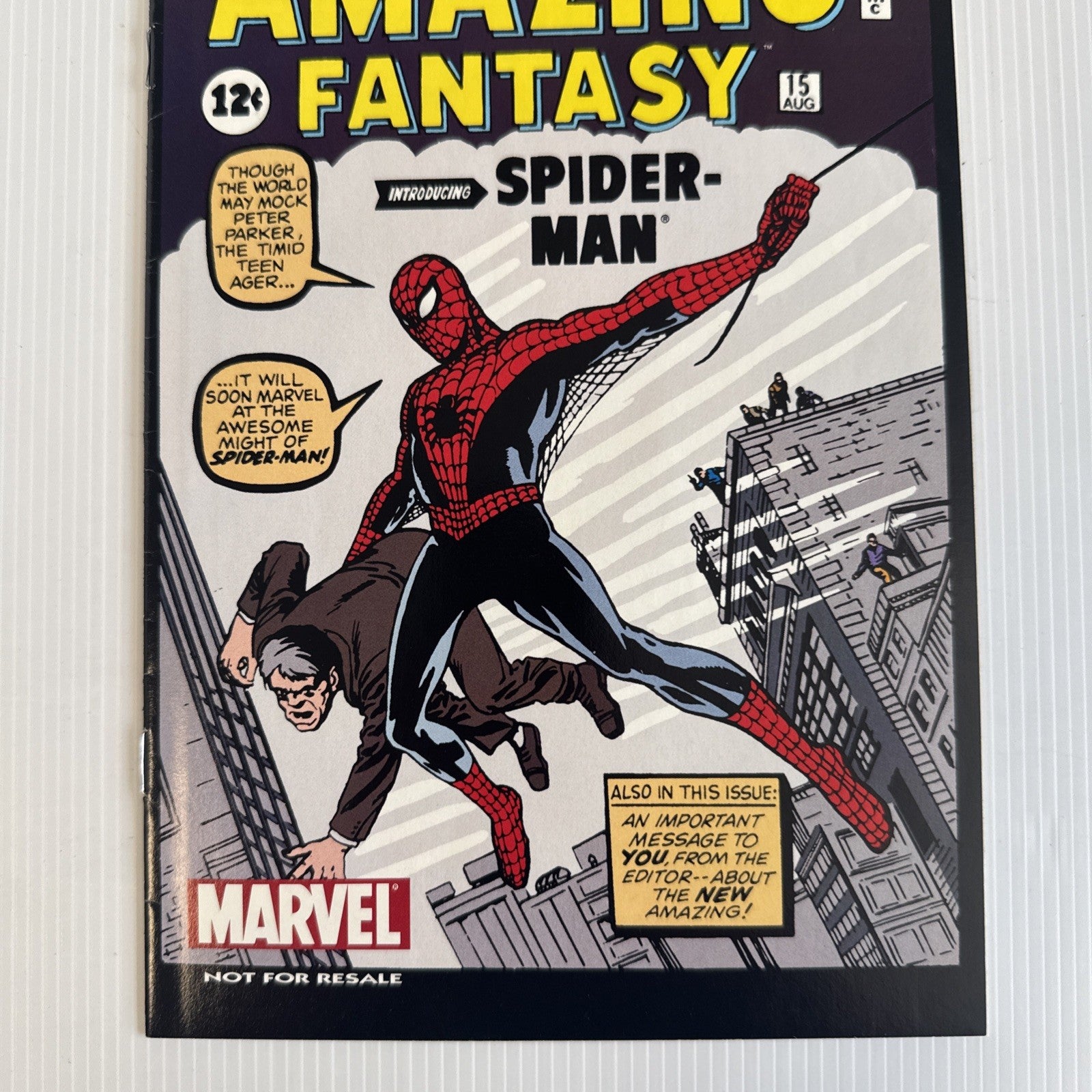 Amazing Fantasy #15 2002 FN Spider-man DVD Box Set Reprint Limited Edition2