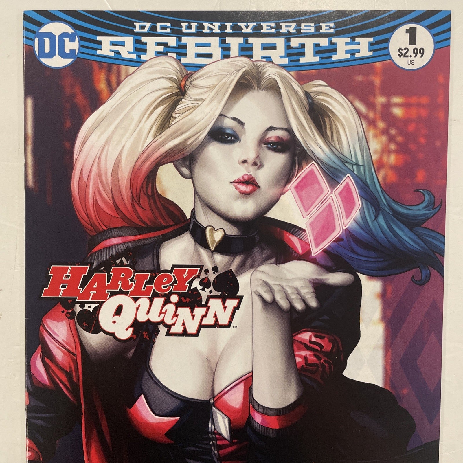 Harley Quinn #1 2016 NM Stanley Artgerm Lau Variant Rebirth1