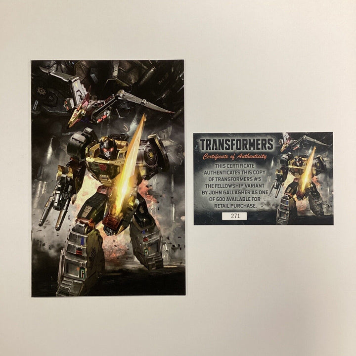 Transformers #5 2019 NM Fellowship Variant 271/600