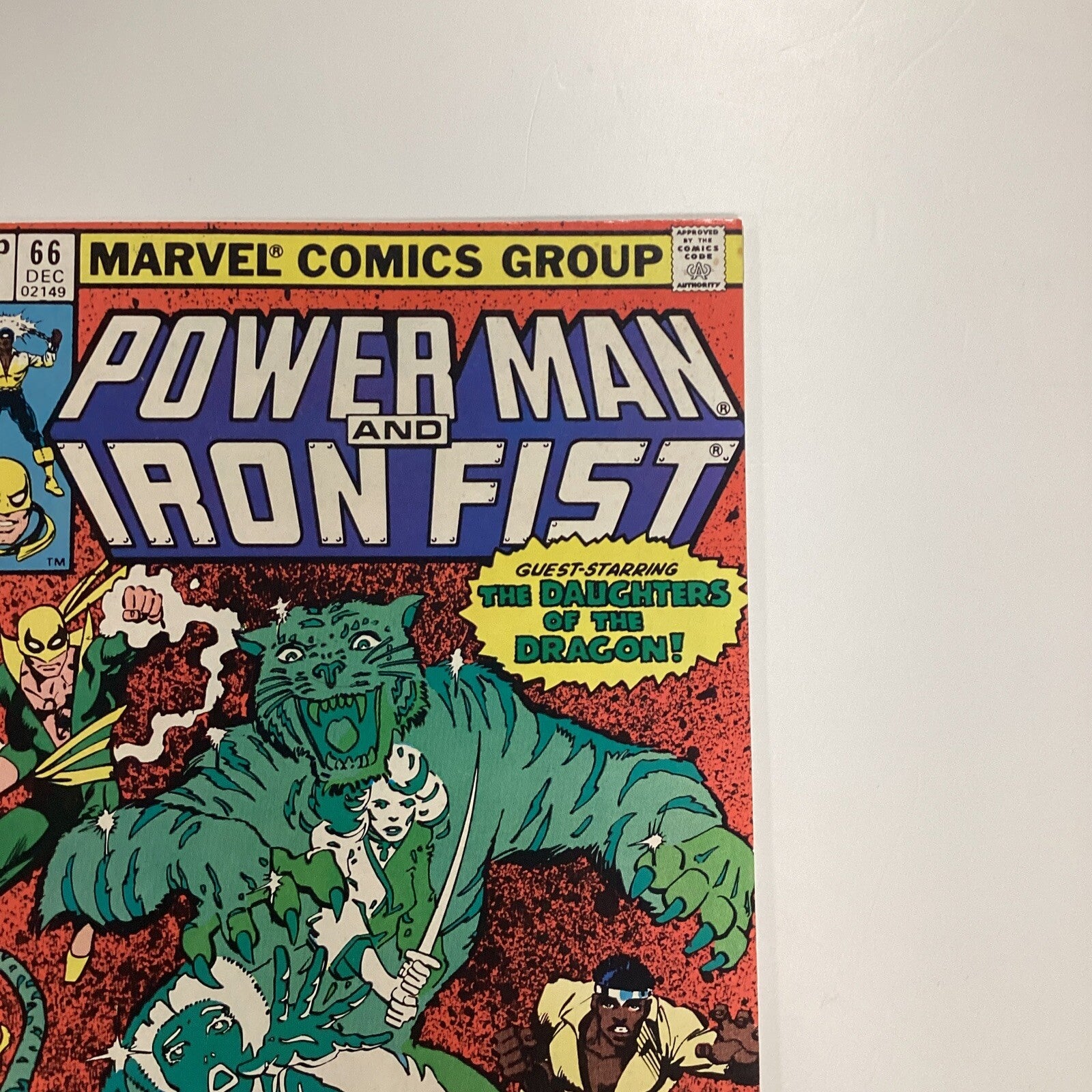 Powerman And Iron Fist #66 1980 VF 2nd Appearance Of Sabretooth Pence Copy6