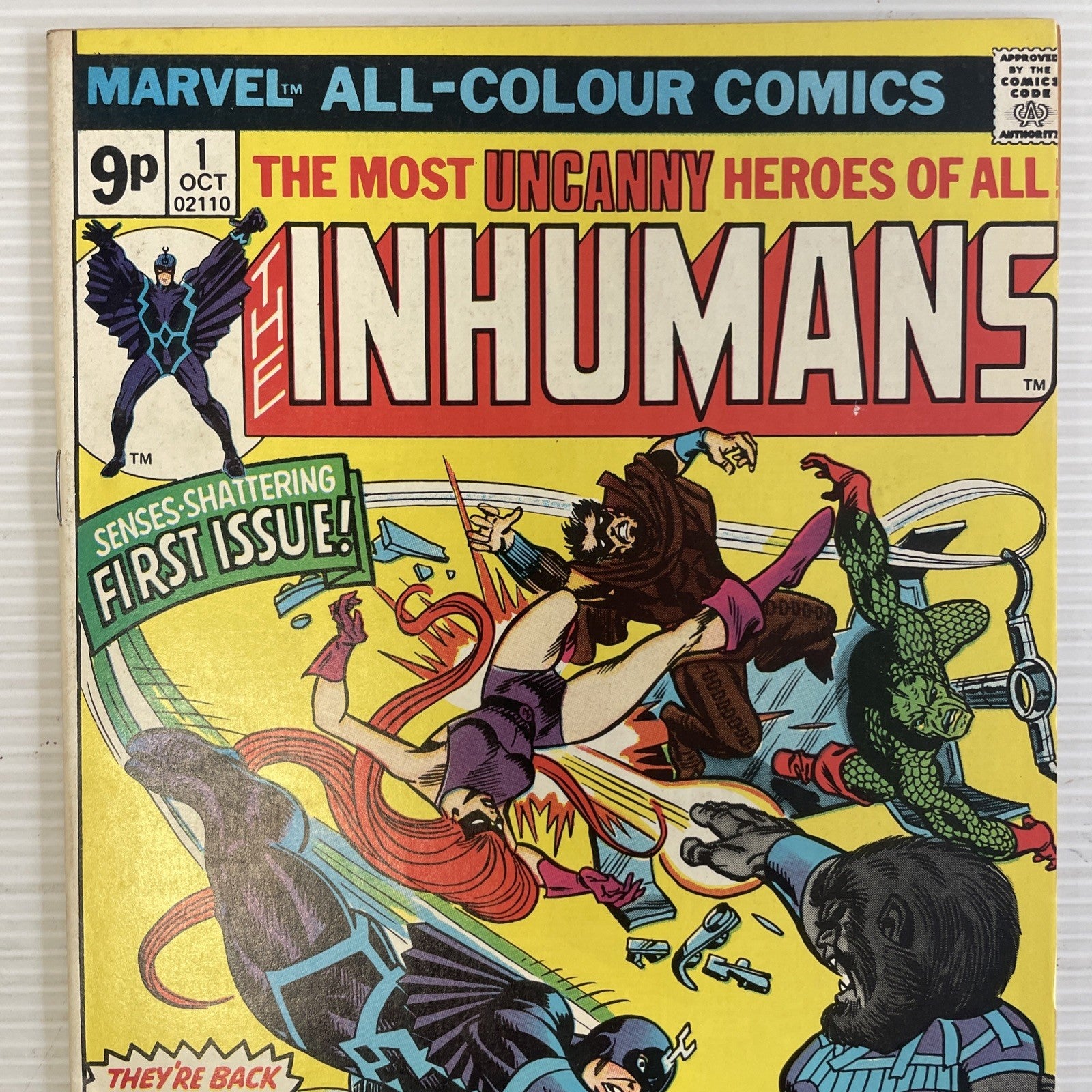 Inhumans #1 1975 FN Pence Copy1