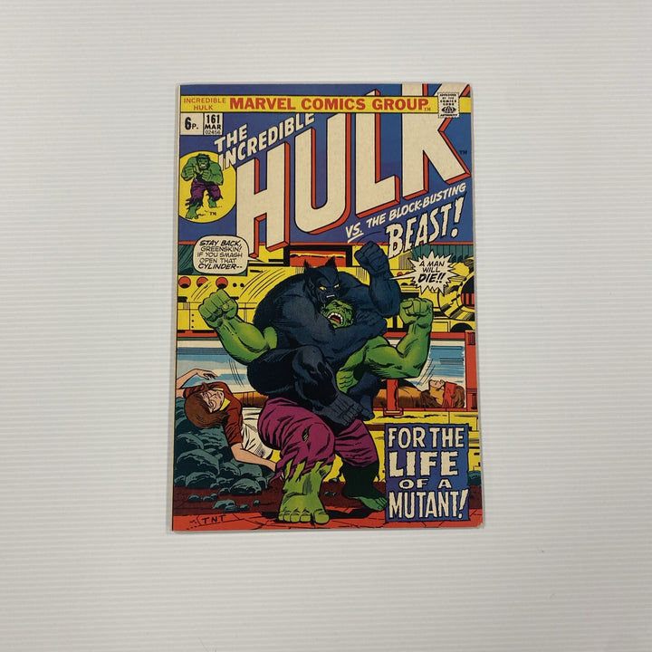 Incredible Hulk #161 1973 VF- Pence Copy0