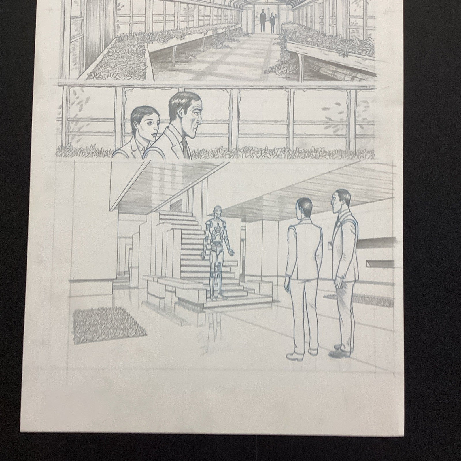 Original Artwork for Judge Dredd Megatropolis  Page 53 By Dave Taylor 20212