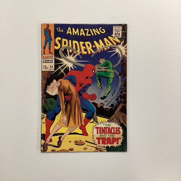 Amazing Spider-man #54 1967 GD/VG Pence Copy **cover loose at staples