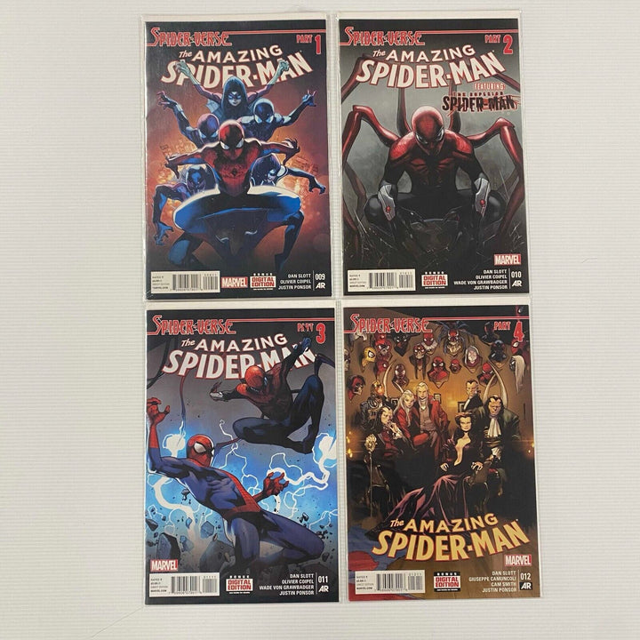 Amazing Spider-Man #9-15 Spider-verse NM-  Leopardon 6 part + epilogue