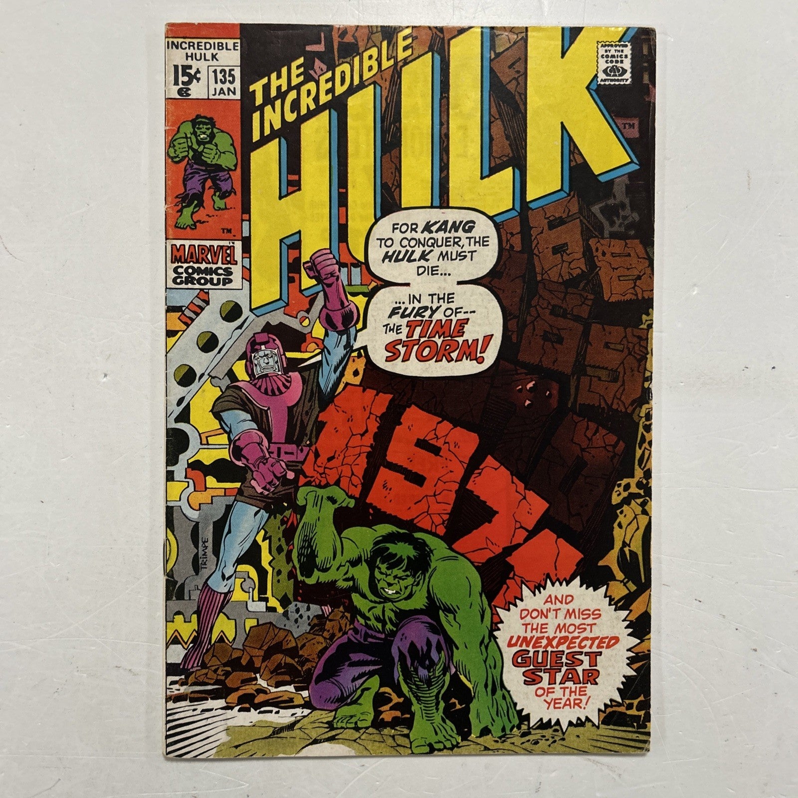 Incredible Hulk #135 1971 VG/FN Kang Cover0