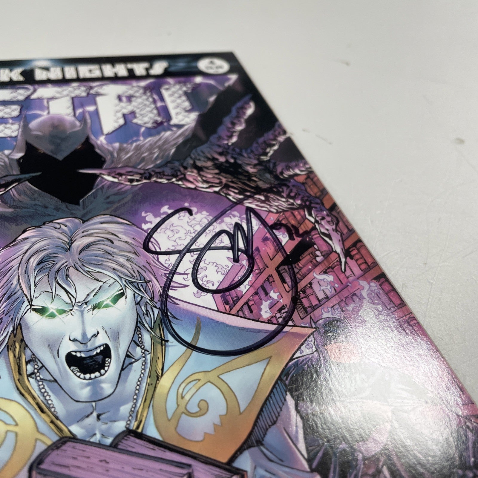 Dark Knights Death Metal #4 2018 NM Signed Scott Snyder *signed at Thoughtbubble4