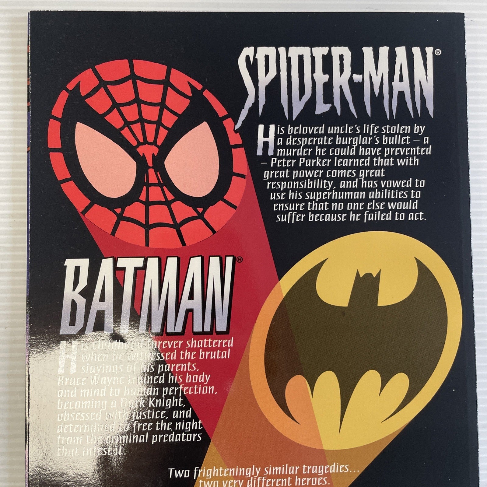 Spider-Man and Batman #1 1995 VF/NM TPB Prestige Marvel DC Crossover5