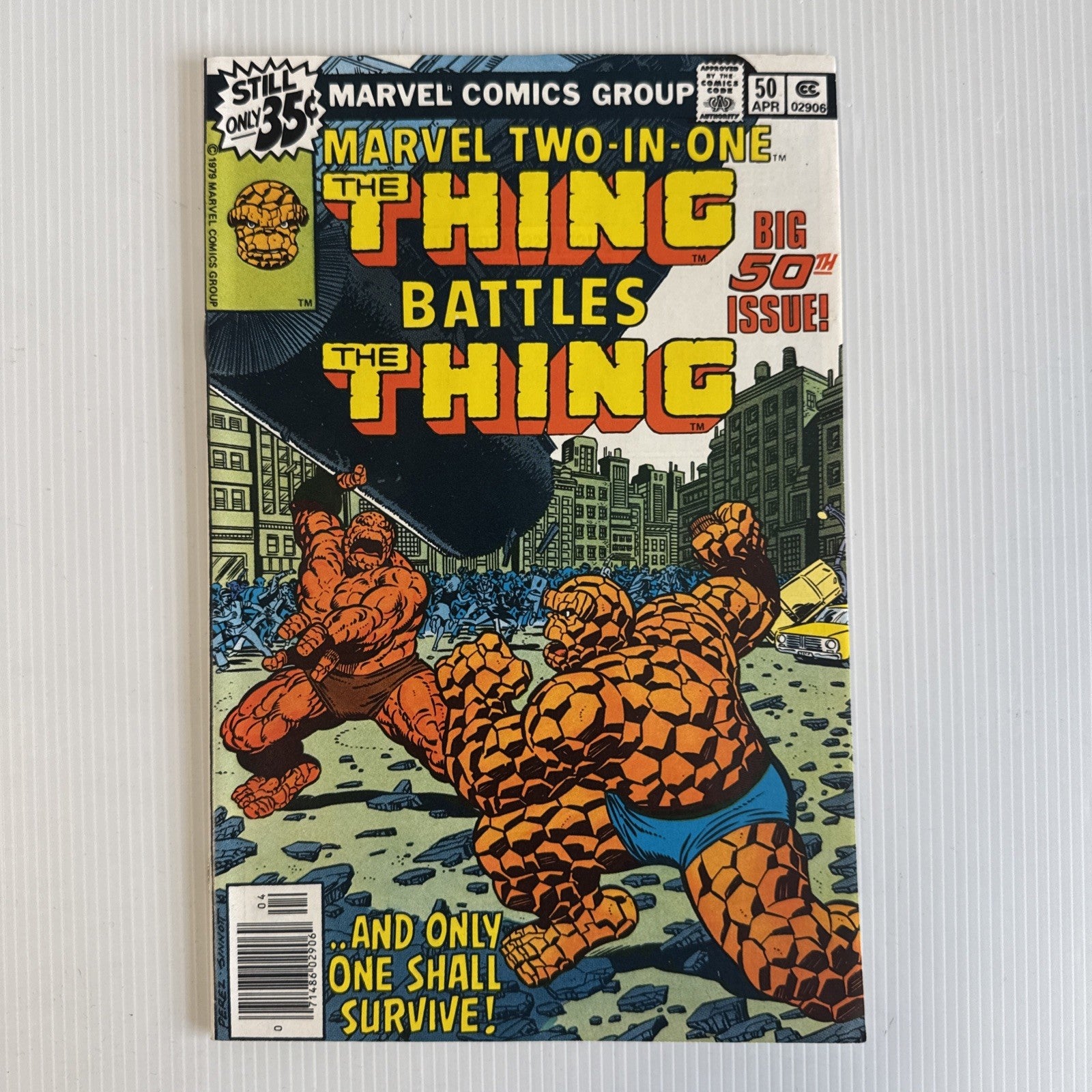 Marvel Two-in-One #50 1979 VF+ Signed John Byrne inside page0