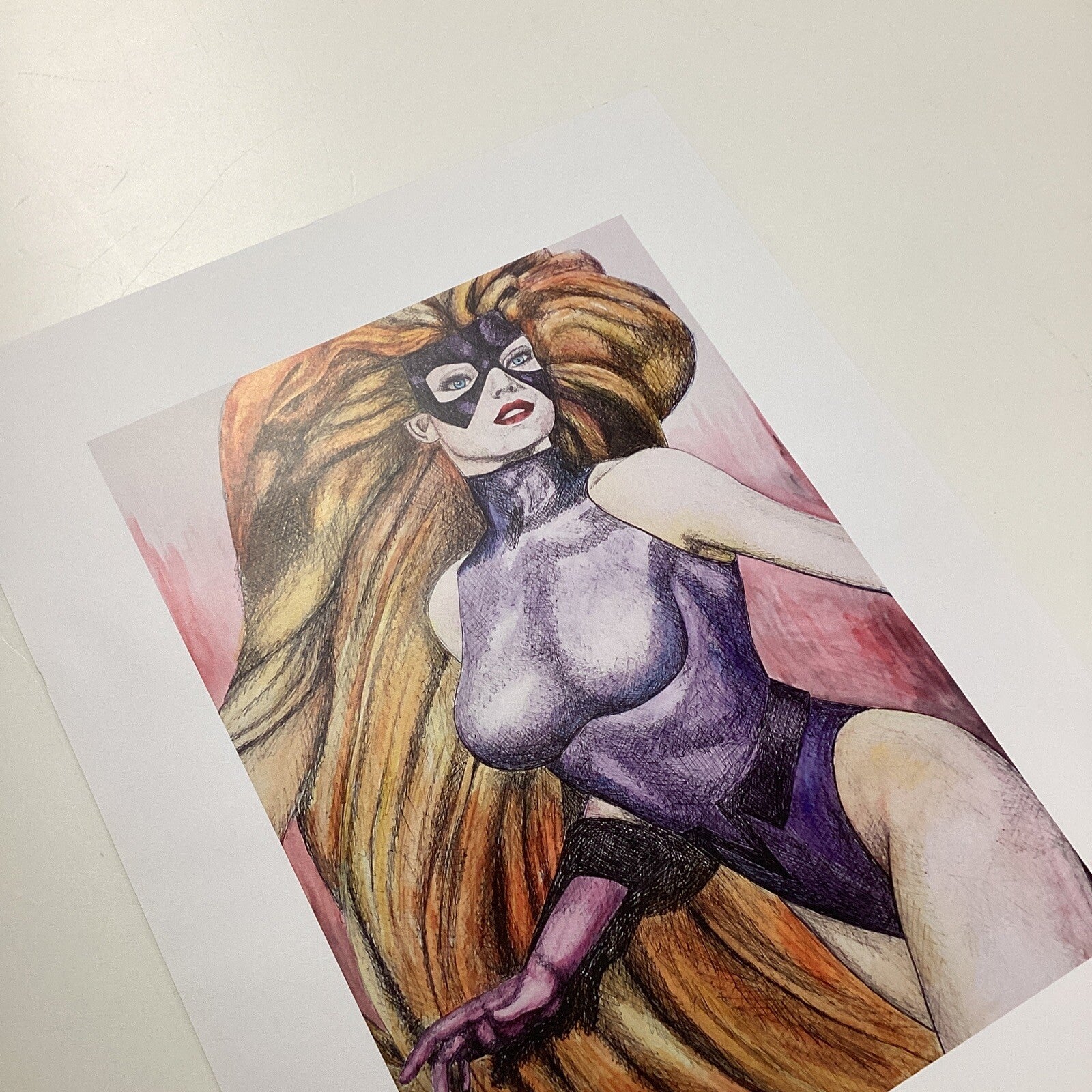 Medusa Signed Art Print by Becky Knapp7