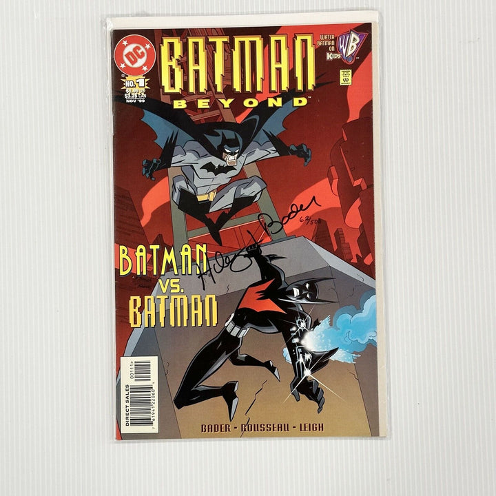 Batman Beyond #1 1999 NM Signed Hilary J. Bader Dynamic Forces CoA