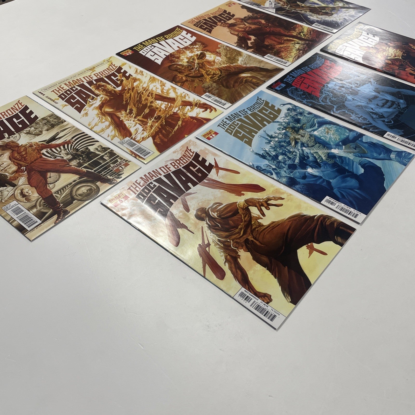 Doc Savage #1-8 & Annual 2013 NM Complete Set Dynamite10