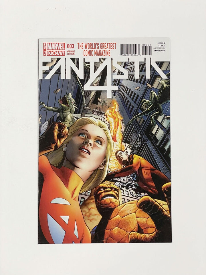 Fantastic 4 #3 J. G. Jones Variant 2014 Raw Comic