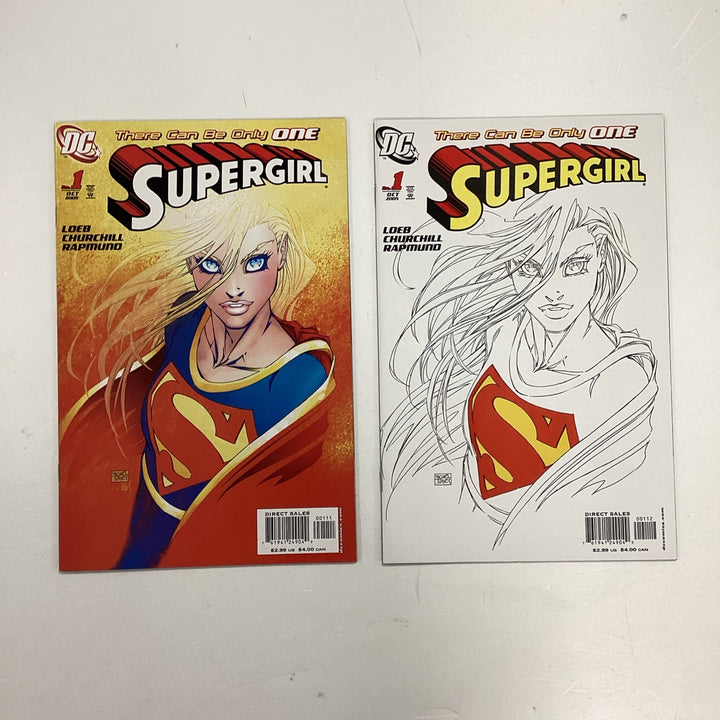 Supergirl #1 2005 VF/NM 1st & 2nd Print Sketch Variant0