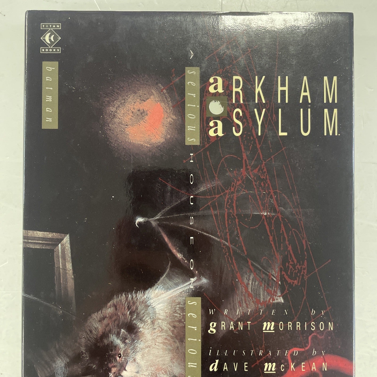 Batman: Arkham Asylum 1989 1st Print Hardcover Titan Edition Grant Morrison1