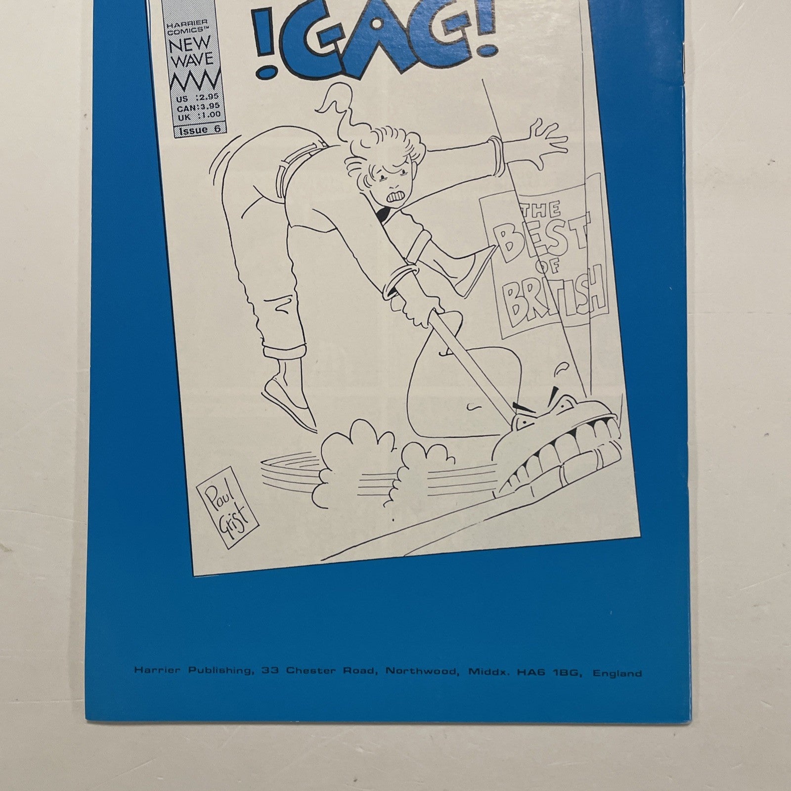 Ace #1 1988 VF By Eddie Campbell, Harrier Comics New Wave9