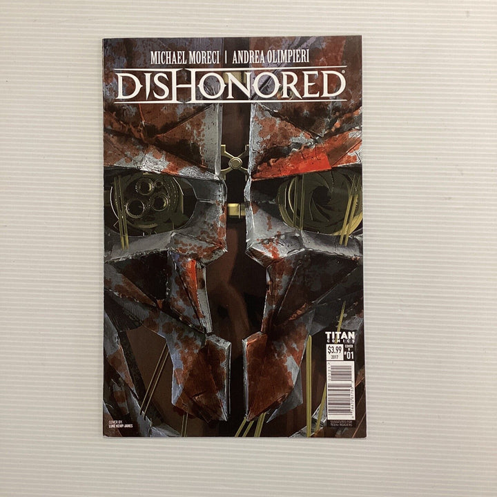 Dishonored #1 2017 VF Game Variant Cover B Titan Comics