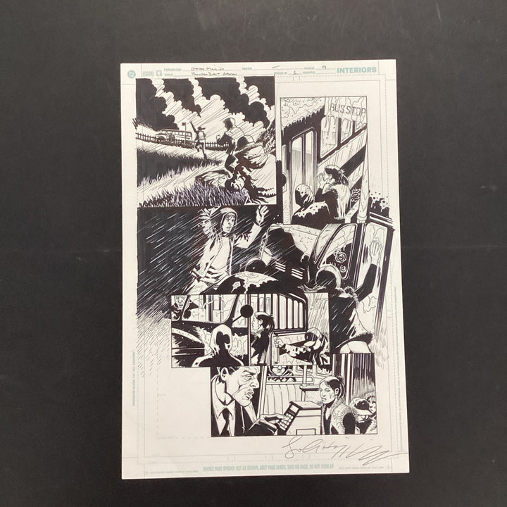 Original Artwork for Thunderbolt Jaxon #1 Page 9 By John Higgins 20060