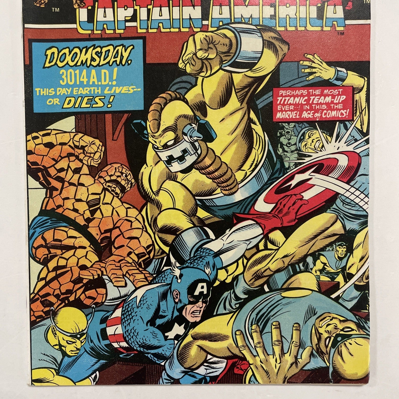 Marvel Two-In-One presents Thing and Captain America #4 1974 FN/VF2
