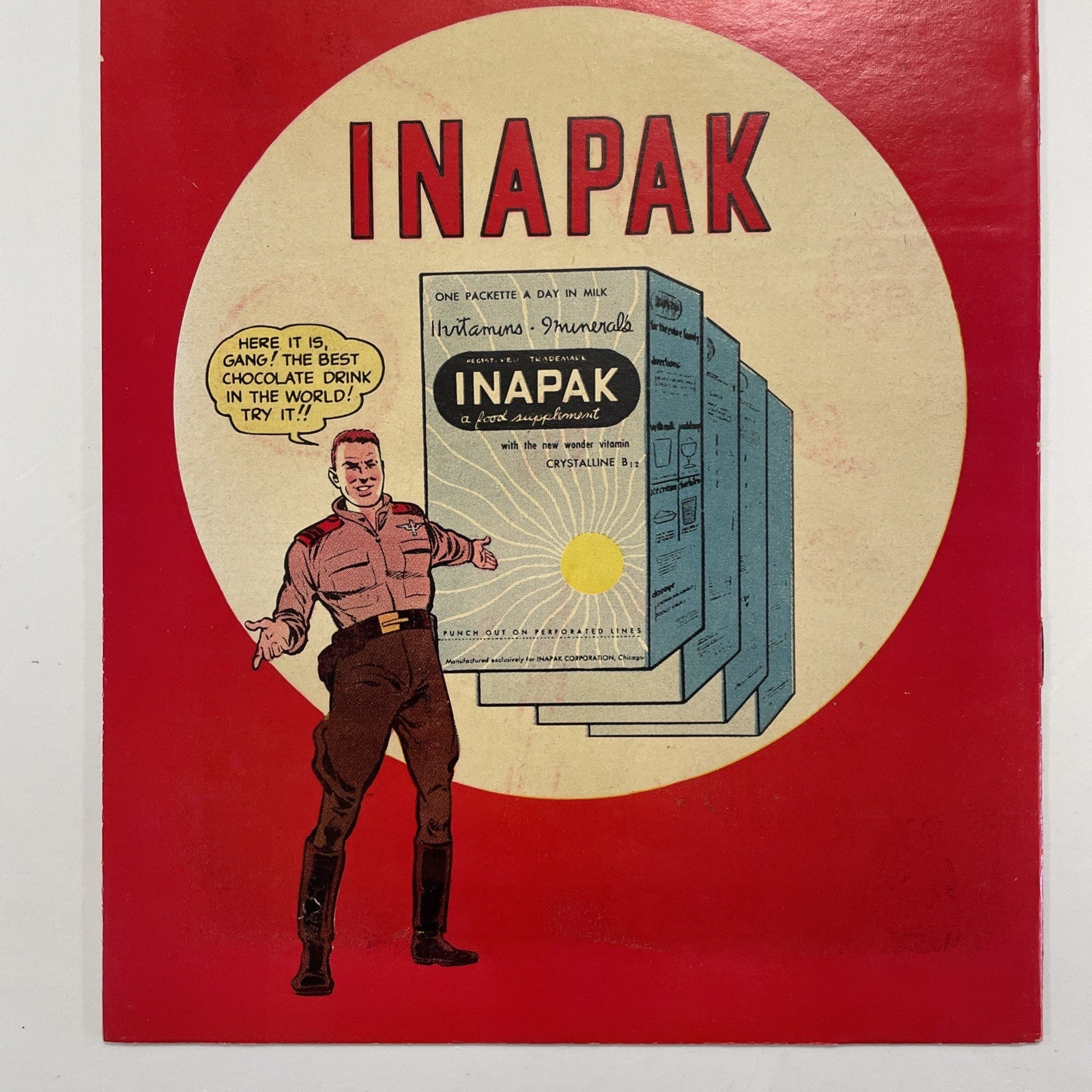Major Inapak The Space Ace #1 1951 VG/FN Golden Age6