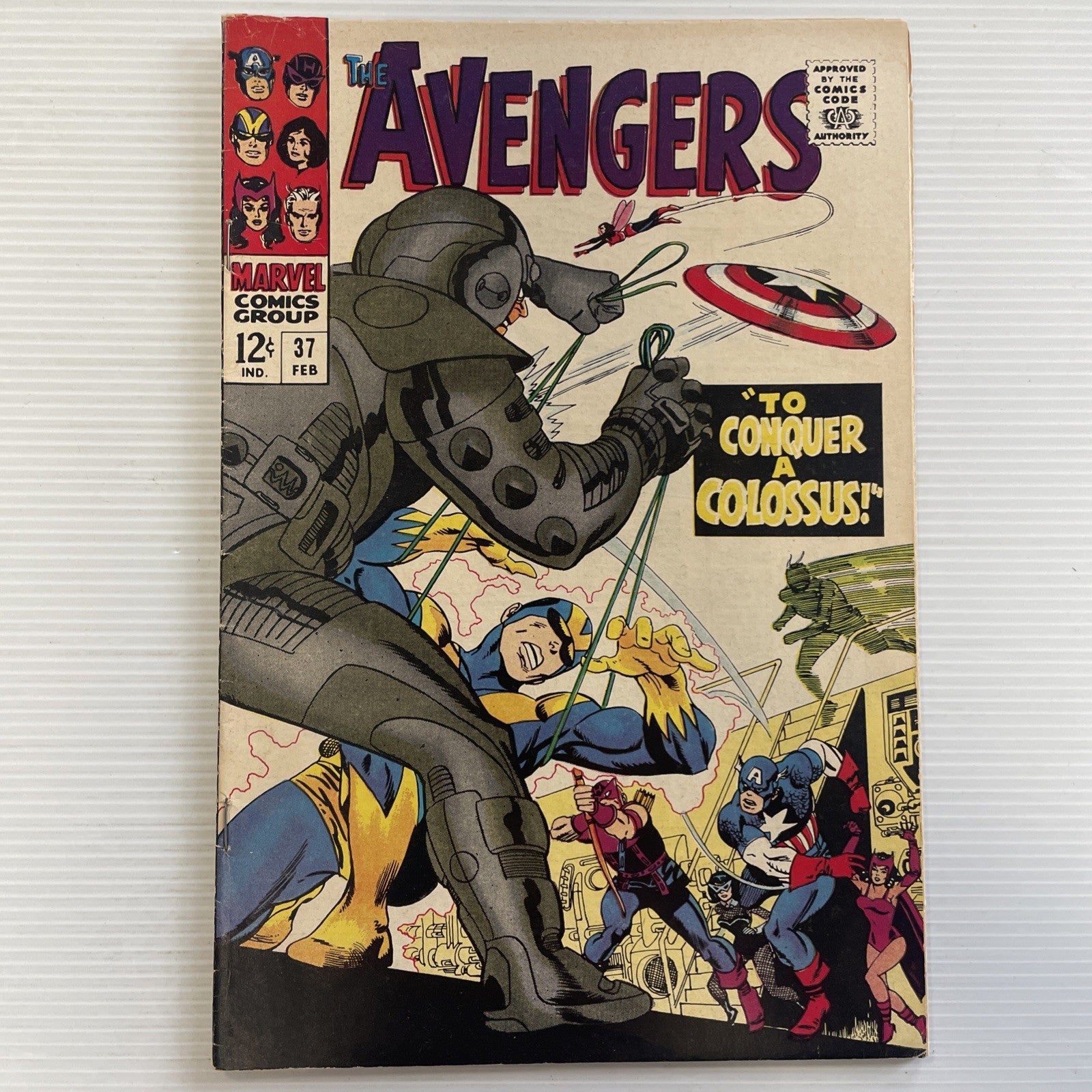 The Avengers #37 1967 VG/FN Pence Copy0