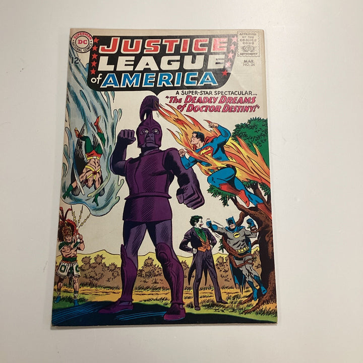 Justice League of America #34 1965 FN-0