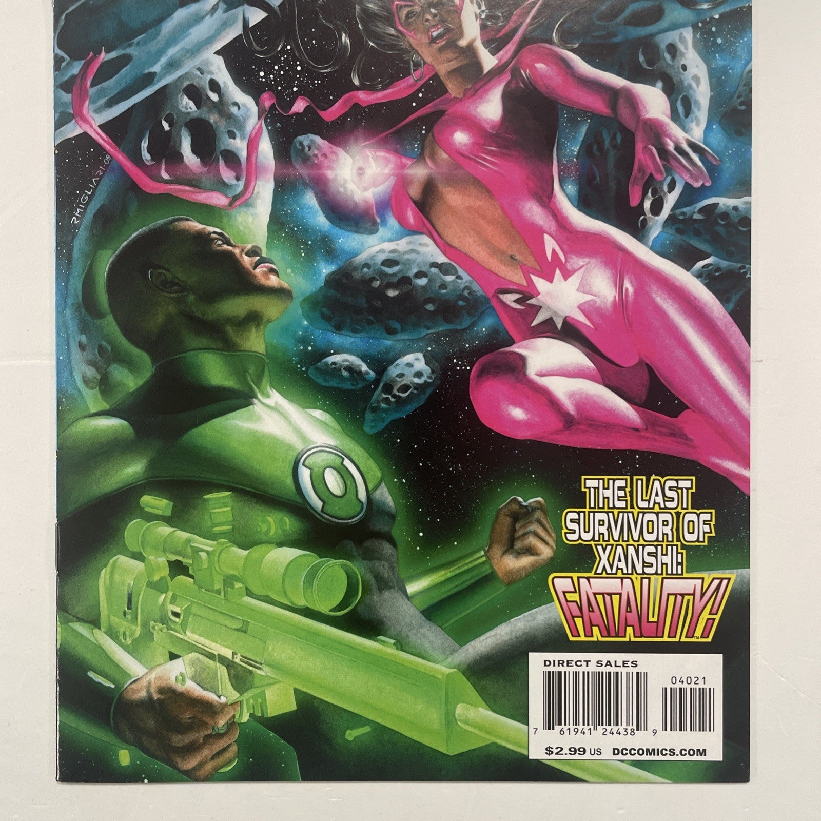 Green Lantern #40 2009 NM- Rodolfo Migliari Variant Cover2