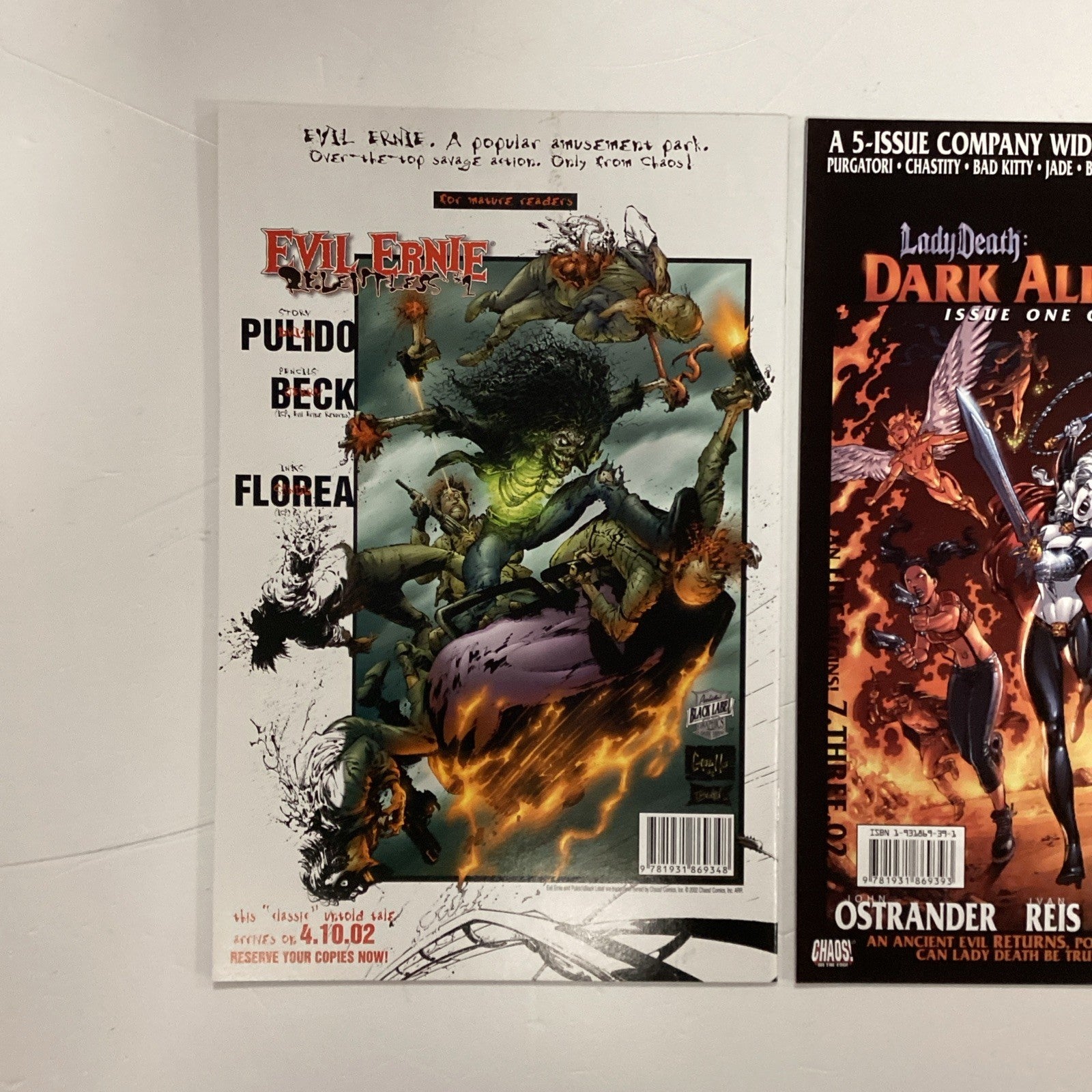 Purgatori God Hunter #1-2 2002 VF Chaos Comics4