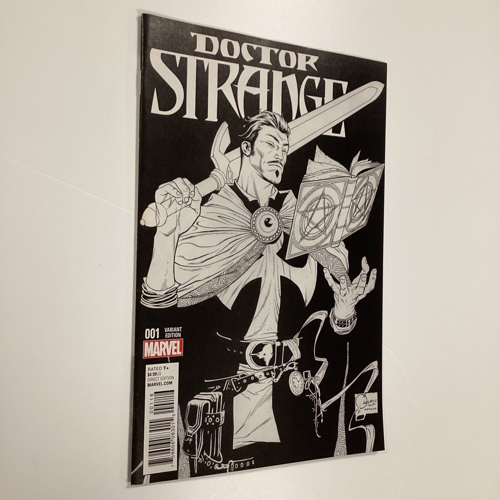 Doctor Strange #1 2015 NM+ 1:150 Joe Quesada Black & White Variant3