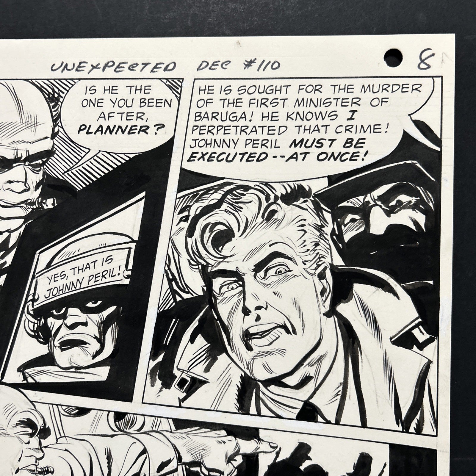 DC 's Unexpected #110 Original Art by Jack Sparling, Johnny Peril5