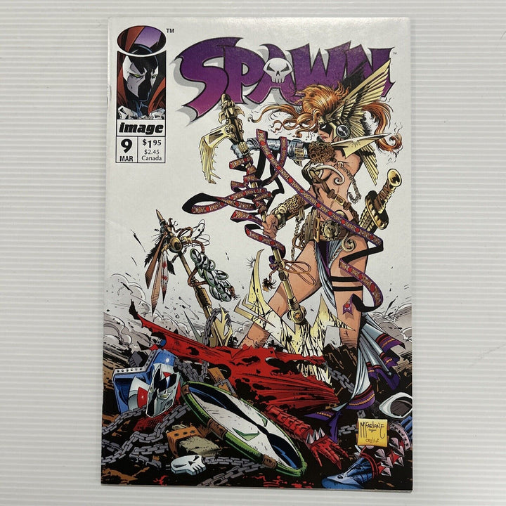 Spawn #9 1992 VF/NM 1st Appearance Angela (1)