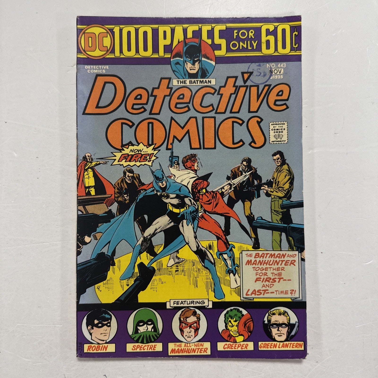 Detective Comics #443 1974 FN- Pence Stamp0