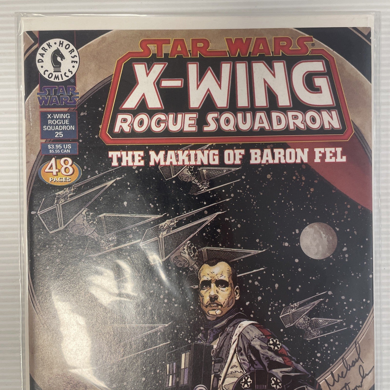 Star Wars: X-Wing - Rogue Squadron #25 1997 Signed Stackpole & Bradstreet DF CoA1