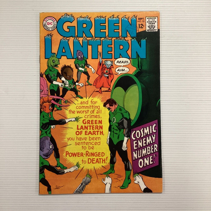 Green Lantern #55 1967 FN+ Pence Stamp