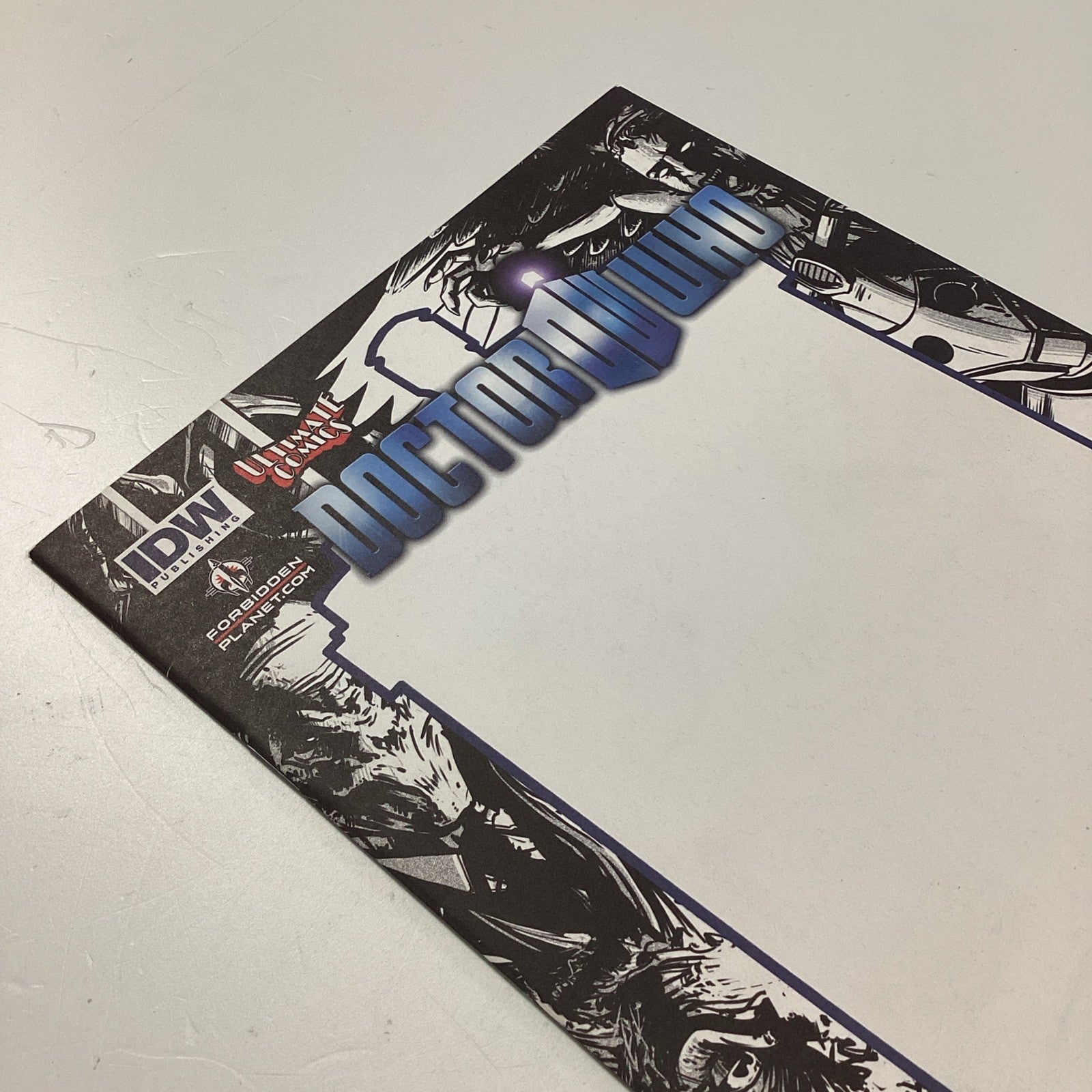 Doctor Who #1 2012 VF/NM Blank Sketch Signed By Mark Buckingham4